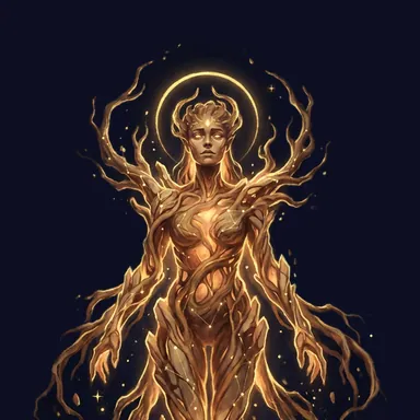 Gaiane, Worldroot — STARLESS familiar art