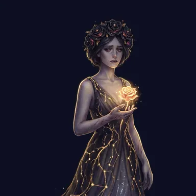Calla, Starless Rose — STARLESS familiar art