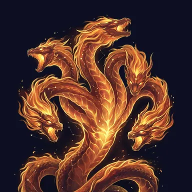 Solphage, the Dawn Hydra — STARLESS familiar art