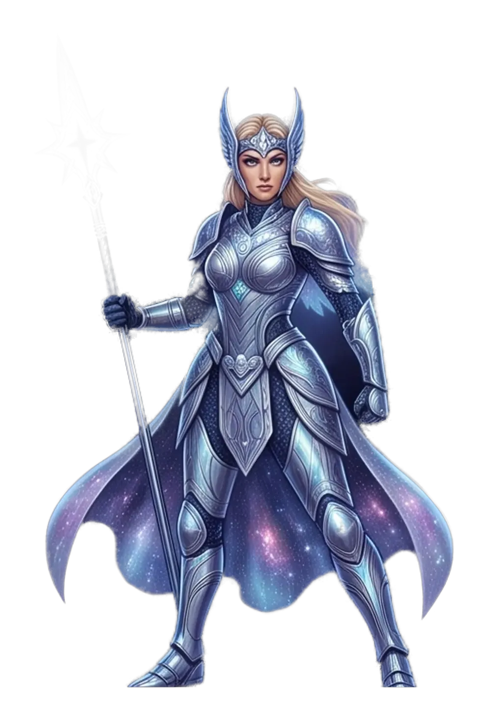 The Cosmic Valkyrie — champion art